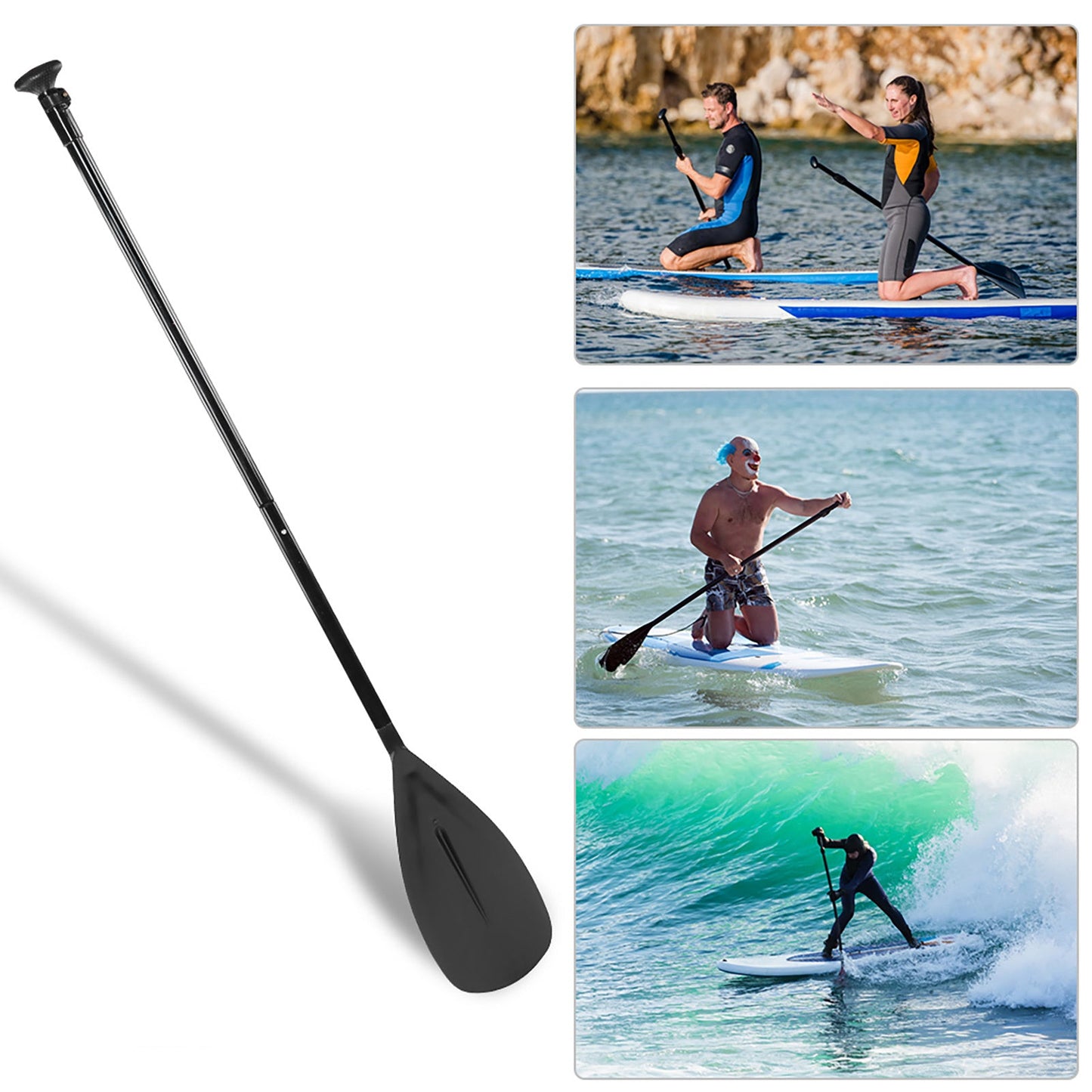 2-teiliger Aluminium verstellbarer Paddel – Für Surfbrett, SUP, Kajak & Boot